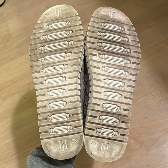 Ilse Jacobsen Womens Size 38 Perforated Tulip Loafer Comfort Shoes Slip On Grey - Picture 8 of 10